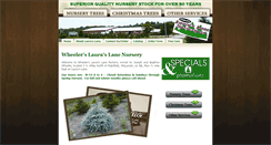 Desktop Screenshot of lauraslanenursery.com